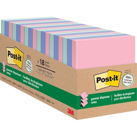 Post-It Pop-Up Greener Cp Helsinki Pk MMMR330RP18CP